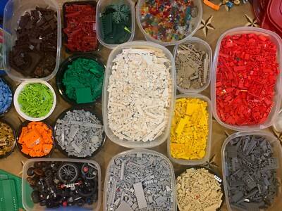 Lego 1-99 Pounds LBS Parts & Pieces BONUS BULK LOT bricks blocks pound city town