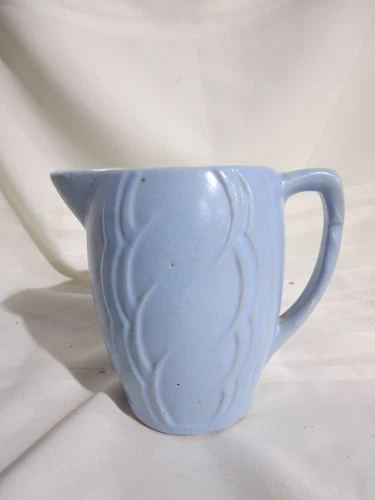 Vintage Blue Glazed  Small Pitcher McCoy?