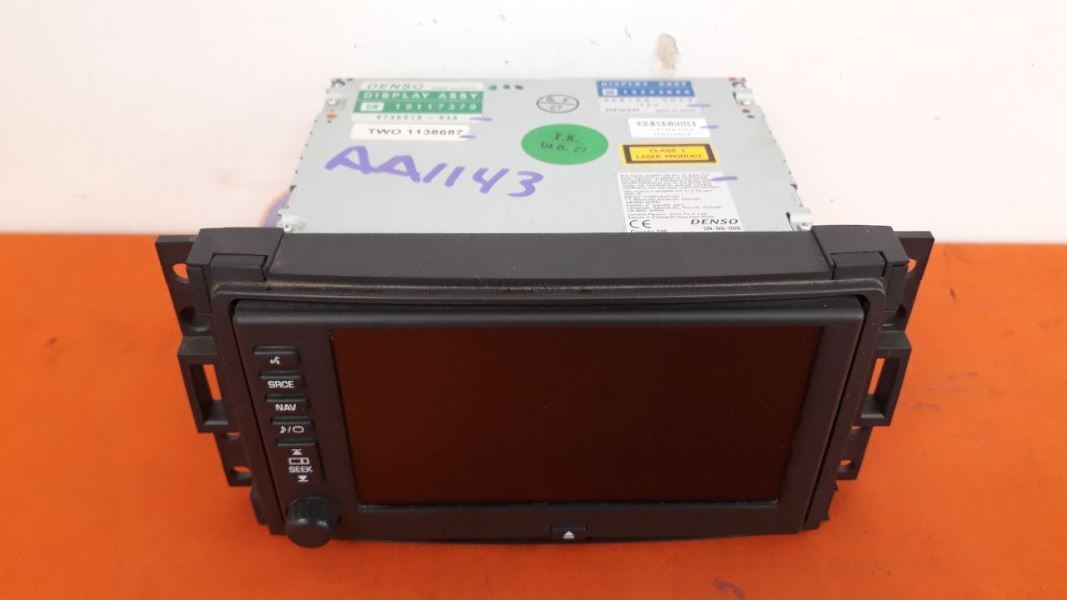 Navigation System Chevrolet Corvette C6 468100-5073 15233090 Radio 