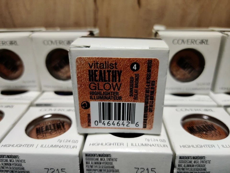 Lot of 15 CoverGirl Vitalist Healthy Glow Highlighter Illuminator 4 Sunkissed  - Image 2 of 2