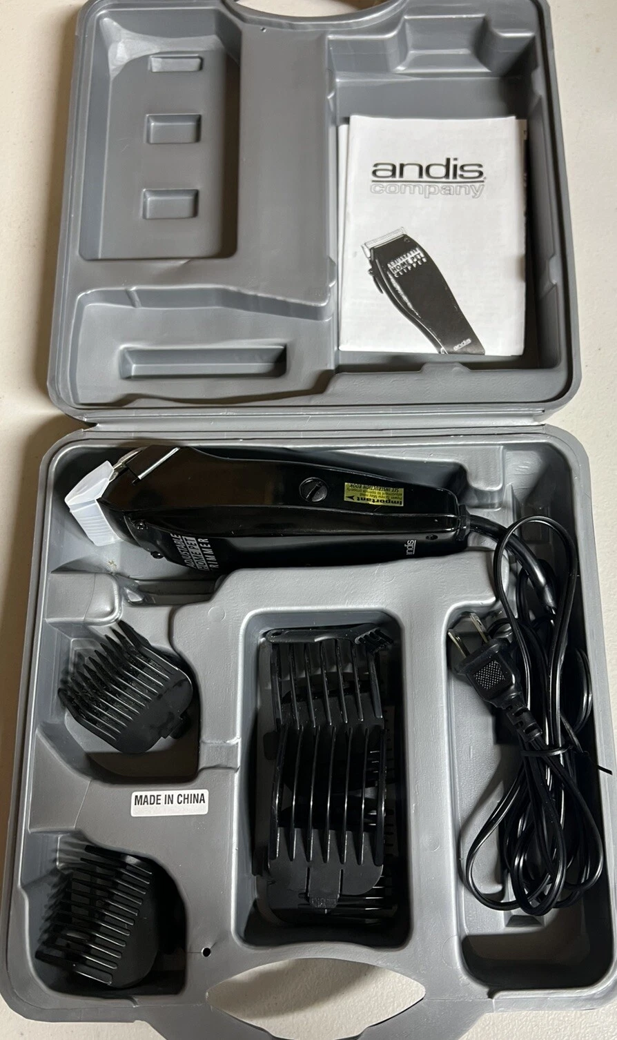 Andis Pet Dog / Cat Home Pet Trimmer MC-2 Attachments/ Brush / Manual