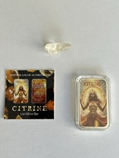 Citrine 1 oz silver bar From The  Gemstone Goddesses Series ⭐️ONLY 399 MINTED⭐️ 85.95 per troy oz