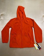 All in Motion Kids Polar Fleece Jacket Red Size 2XL Hooded Pockets Zipper