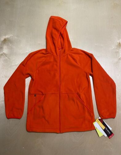 All in Motion Kids Polar Fleece Jacket Red Size 2XL Hooded Pockets Zipper - Picture 1 of 11