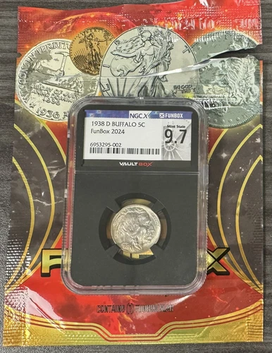 1938 D Buffalo Nickel NGC 9.7(MS67) Funbox 2 