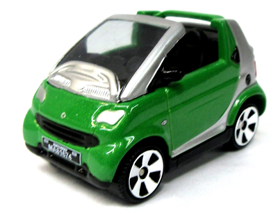 Matchbox #89 SMART FOURTWO CABRIO green diecast Car MIB | eBay
