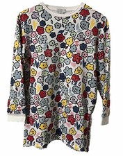 Stella McCartney Kids Girls Smiling Flowers Sweatshirt Dress Size 14