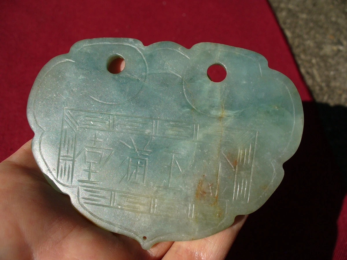 古董中国玉石项链和吊坠1850-1899 | eBay