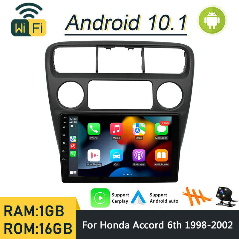 Android 10 Car Stereo Radio GPS Navi Carplay For 1998-2002 Honda Accord 6th 9"