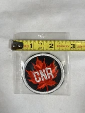 CNR Candian National Railroad employee/engineer patch 2 in dia small size
