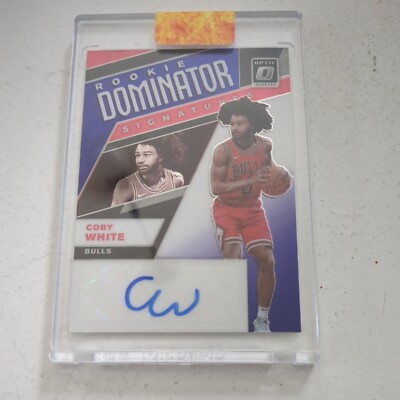 2019-20 Panini Donruss Optic Coby White Rookie Dominator Auto /29