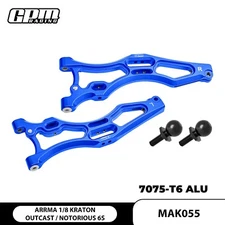 GPM Aluminum Front Lower Arms For ARRMA 1/8 Kraton 6S Notorious Outcast Big Rock