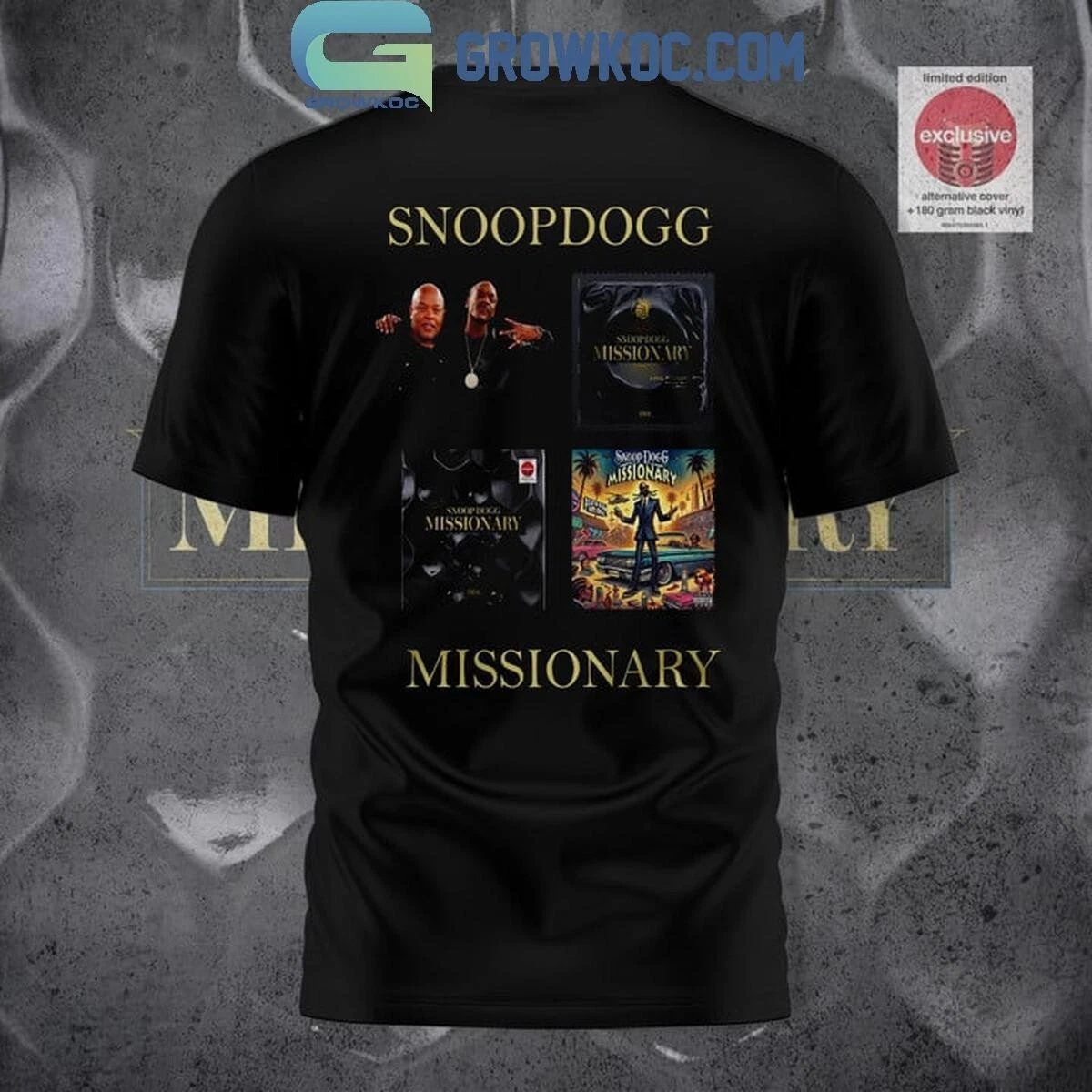 Snoop Dogg Missionary With Dr. Dre T-Shirt 3D
