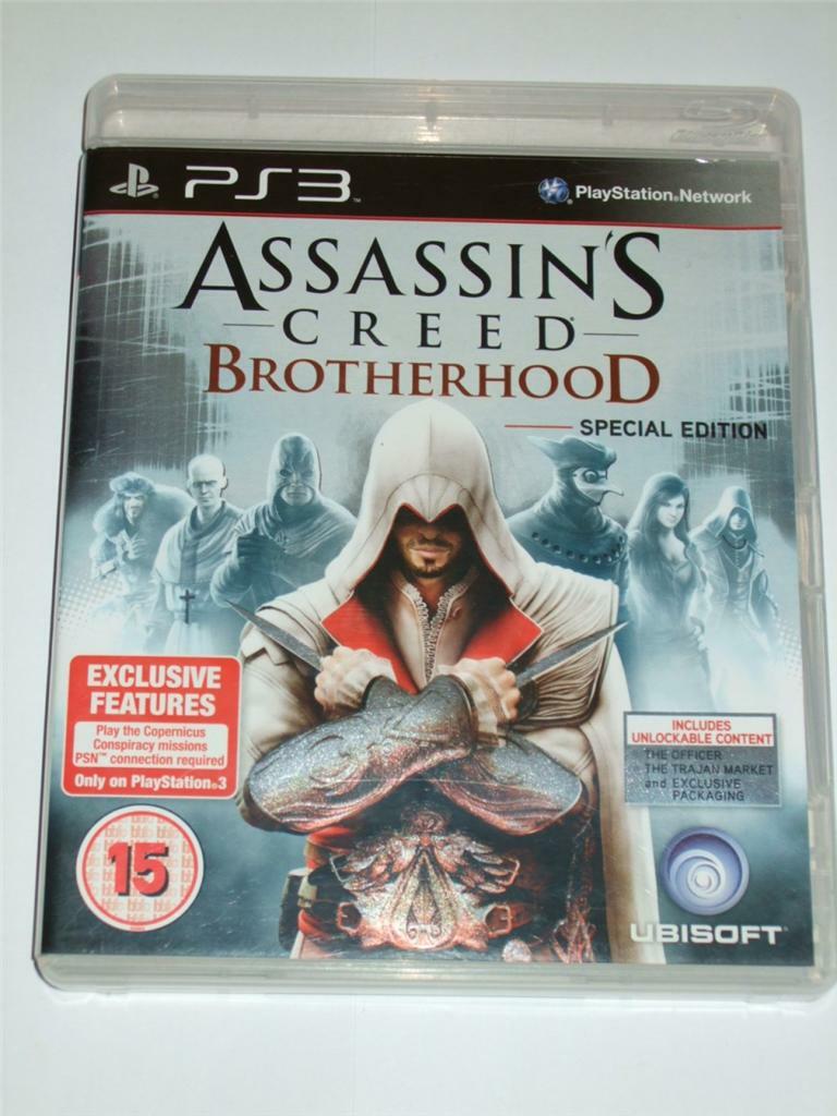 Assassins Creed Brotherhood for Playstation 3 PS3 (NM) ""FREE P&P""