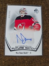 2021-22 SP Authentic Future Watch Auto RC #189 Nico Daws /999