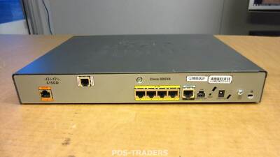 CISCO 886VA-SEC-K9 Network Router 4-PORTS VDSL2/ADSL2/2+ over ISDN EXCL PSU
