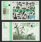 Bristol 1 Pound Deleted UNC Local Currency Banknote 1st Series Cyclist Fox