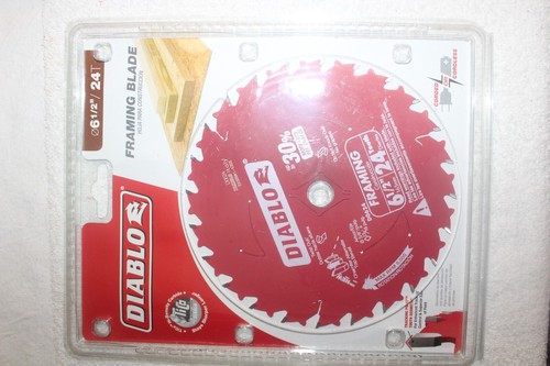 Lot of 5 Diablo Framing Circular Saw Blades - D0824X, D0620X, D0624X - Picture 8 of 10