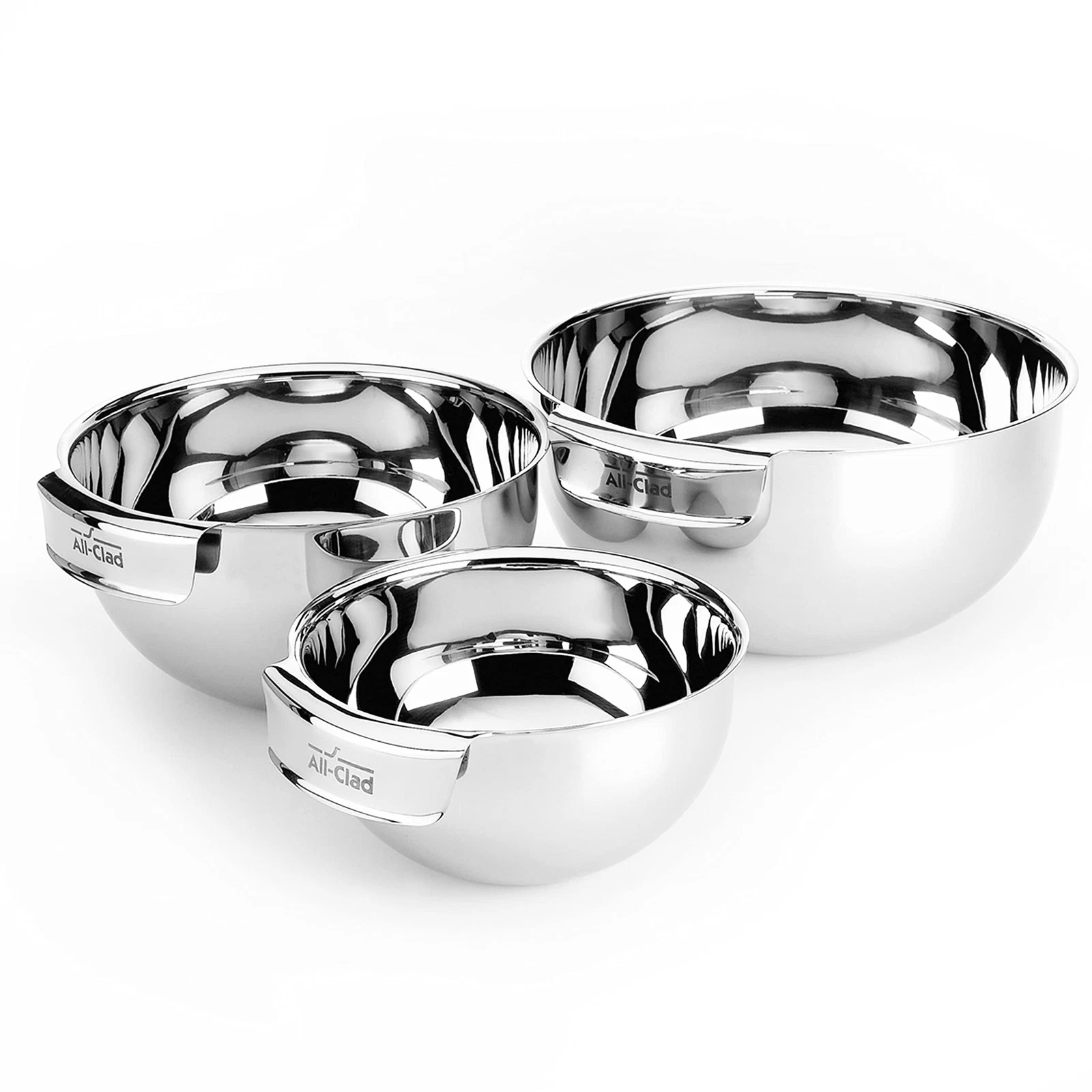 All-Clad Kitchen Accessories Stainless Steel Mixing Bowls Set 1.5, 3, 5 Quart
Opens in a new window 
