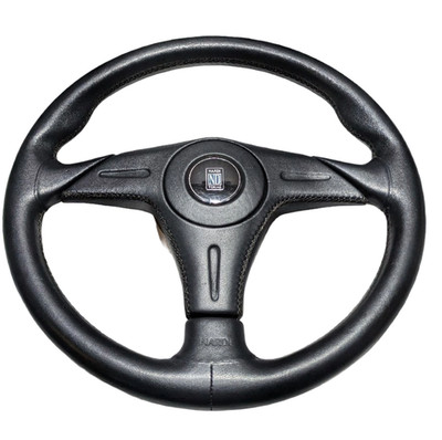 NARDI GARA 3 Type 0 Leather Steering Wheel 365mm JDM Porsche 911 964 BMW E30 E34