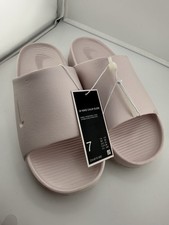 NWT Women's Nike Calm Slide Sandals Slip On Barely Rose Size 7