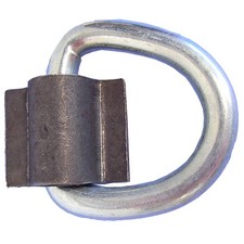 3/8" D Ring 5000 Weld On ATV Motorcycle Rope Tie Down Trailer Truck Car