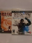 Red Faction Guerilla & Armageddon Lot Sony PlayStation 3 CIB Complete Tested