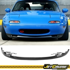 Fits 90-97 Mazda Miata MX5 RS Style Front Bumper Lip Spoiler Bodykit PU Black