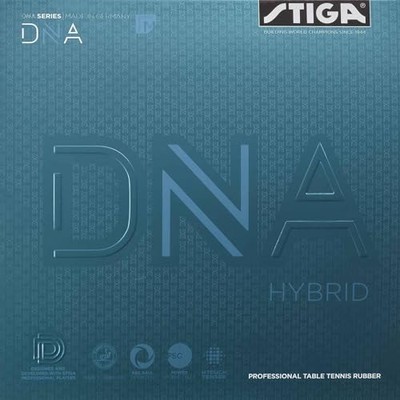 STIGA DNA Hybrid Table Tennis Rubber Inverted Soft Medium Red Extra Thick MAX
