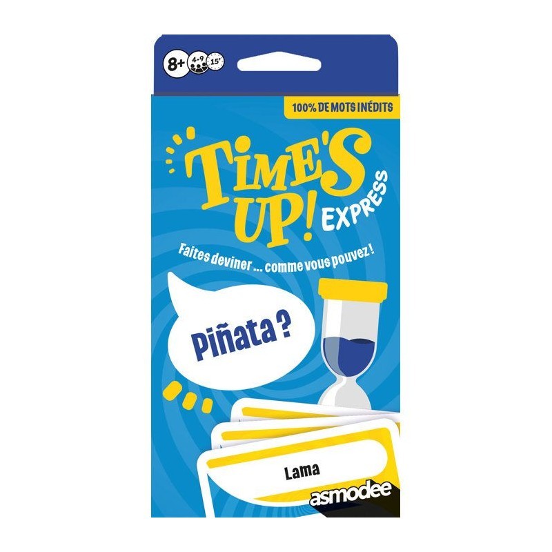 Time's Up Express, jeu d'ambiance Zygomatic nomade pour des parties rapides en famille