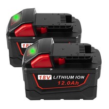 2PACK 12.0AH FOR Milwaukee 48-11-1812 M18 18V Lithium High Output HD12.0 Battery