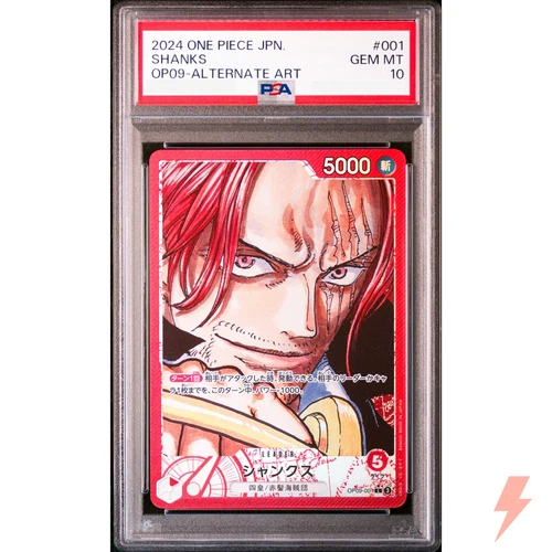 PSA 10 Shanks (Alt Art) OP09-001 Emperors in the New World - Japanese 2024