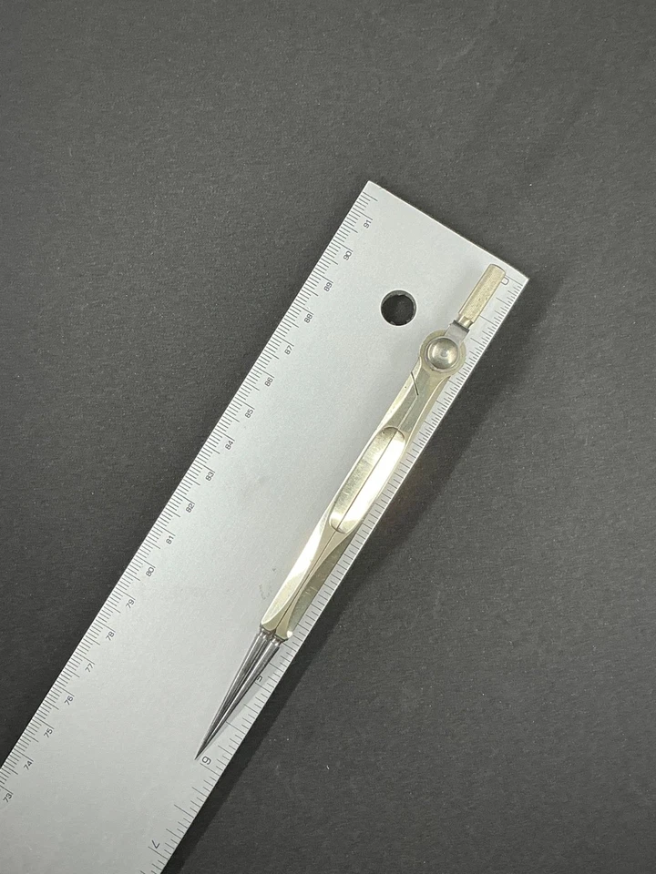 Good Condition Vintage Divider Drafting Compass - German Style 1930’s - Image 2 of 4