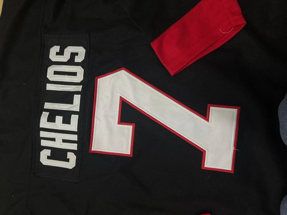 Chicago Blackhawks Chris Chelios #7 Vintage 1997-98 NHL Hockey Jersey by Mitchel - Image 3 of 4