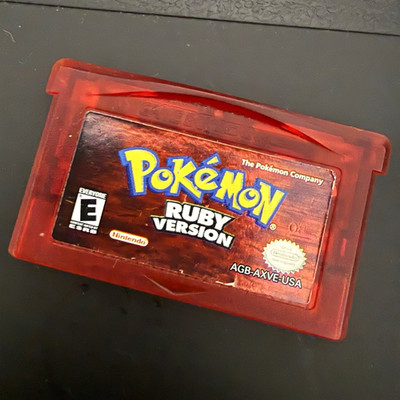 Authentic Pokémon Ruby Version Nintendo Game Boy Advance GBA