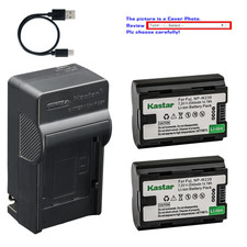 Kastar NP-W235 Battery AC & USB-C Charger for Fujifilm X-H2 and X-H2S Cameras