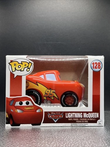 Funko Pop! Vinyl: Pixar: Cars - Lightning McQueen #128 W/Protector