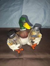 River's Edge Products Mallard Duck Salt and Pepper Shaker Set