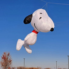 3.5m Dog Kite Line Laundry Soft Inflatable 30D Ripstop Nylon Fabric with Bag