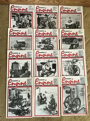 Vintage 1991 Stationary Engine Magazine Complete Year 12 Issues Jan - Dec