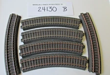 Marklin HO -C Track - R1 Curve 30 degree (6pcs)  #24130B