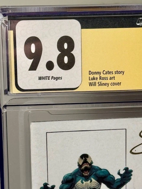 Venom No29 CGC x JSA 9.8 | Вариант Virgin с автографом Сэма Де Ла Розы | Marvel🔥 - Изображение 3 из 4