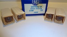 GE LAMPS NO. 15T7DC/IF  LOT OF (4EA)  120 VOLT 15 W DUAL CONTACT FROSTED*NEW*