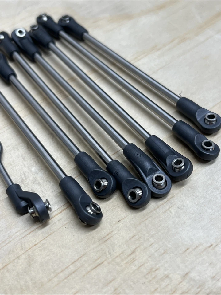 Axial SCX10 III 1982 Chevy K-10 Steel Suspension Link Set Panhard Bar HD Rod End - Image 2 of 4