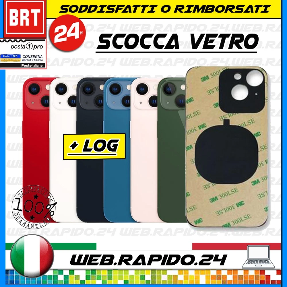 Cover Posteriore IPhone 6s Con Telaio — Grigio Siderale / Nero — Ricambio Originale Compatibile