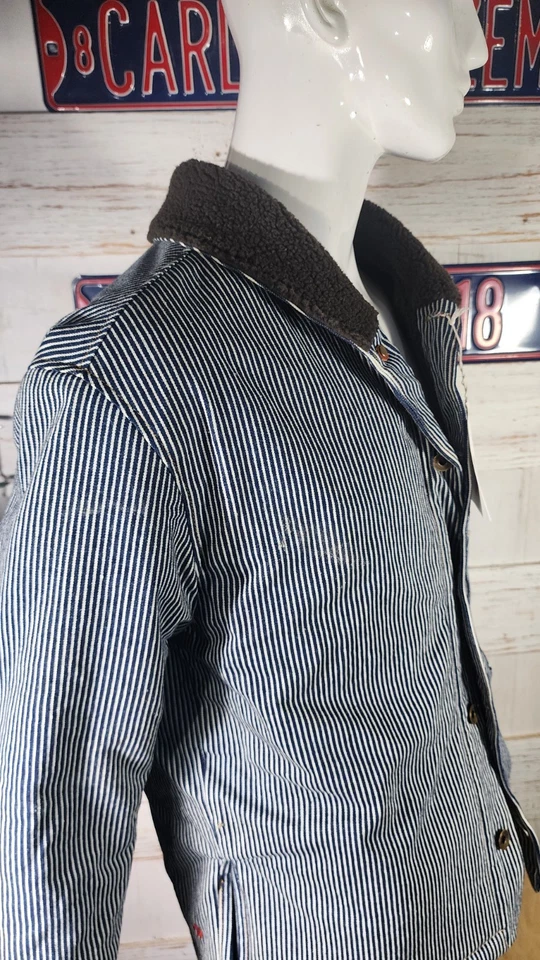 Railroad Pinstripe 夹克 Hickory @50 中号 — 第 4/4 张图片