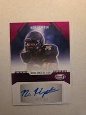 Nick Hampton 2023 SAGE ASPIRE ROOKIE AUTOGRAPH ROOKIE # ASP-NH LA Rams