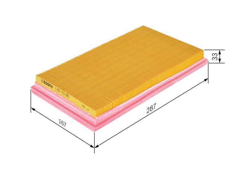 1 457 433 066 Air Filter Fits Mazda Premacy 323 P MK5 S MK5 MK6 Saloon By Bosch
