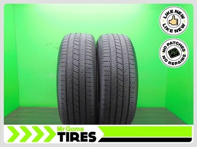 2 255/65R19 USED TIRES CONTINENTAL CROSSCONTACT RX LR XL 10.0/32 TREAD 114V