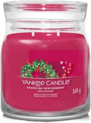 Signature Medium Jar 2-Docht - Sparkling Winterberry